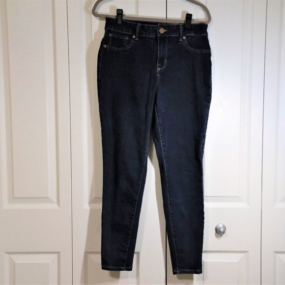 Maurices Denim - Maurices Dark wash jeans- high rise -skinny- Sz L (12)